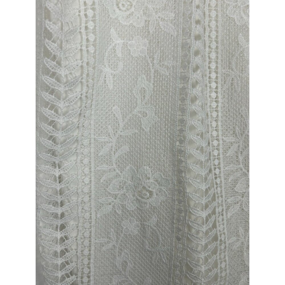 Astr The Label Anthropologie Dress Women S  White Mini Sleeveless Shift Lace Boh - Picture 12 of 13